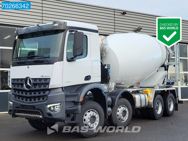 Mercedes-Benz Arocs 4140 8X4 NEW 10m3 Remmel mixer Big-Axle Steelsuspension Euro 3 - Autobetonieră: Foto 1 Mercedes-Benz Arocs 4140 8X4 NEW 10m3 Remmel mixer Big-Axle Steelsuspension Euro 3 - Autobetonieră: Foto 1