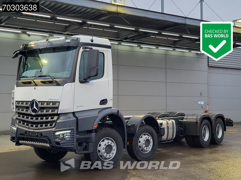Mercedes-Benz Arocs 4140 8X4 NEW! Chassis Automatic Steelsuspension Euro 5 - Camion şasiu: Foto 1 Mercedes-Benz Arocs 4140 8X4 NEW! Chassis Automatic Steelsuspension Euro 5 - Camion şasiu: Foto 1