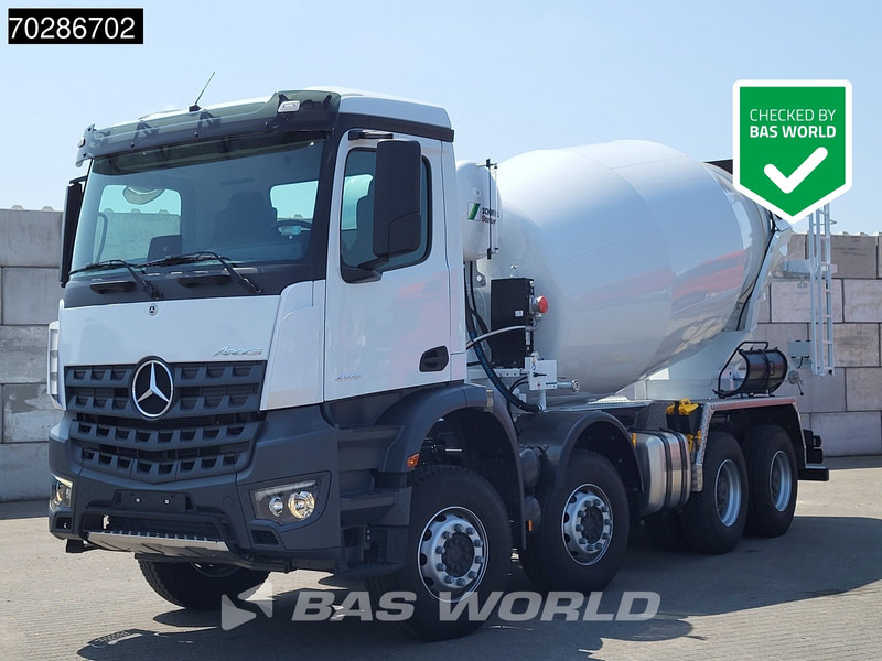Mercedes-Benz Arocs 4145 8X4 NEW! 10m3 Schwing Stetter Mixer Manual Big-Axle Steel suspension Euro 3 - Autobetonieră: Foto 1 Mercedes-Benz Arocs 4145 8X4 NEW! 10m3 Schwing Stetter Mixer Manual Big-Axle Steel suspension Euro 3 - Autobetonieră: Foto 1