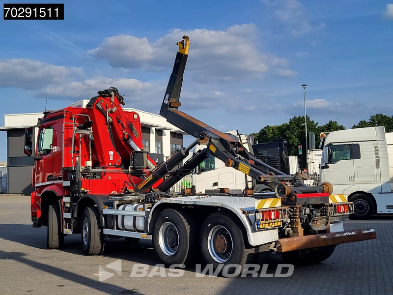 Camion cu cârlig, Camion cu macara Mercedes-Benz Arocs 4145 8X4 NL-Truck HMF RCL 5300 Crane Hyva 26-51-S Hooklift Steelsuspension Big-Axle Automatic Euro 6: Foto 10 Camion cu cârlig, Camion cu macara Mercedes-Benz Arocs 4145 8X4 NL-Truck HMF RCL 5300 Crane Hyva 26-51-S Hooklift Steelsuspension Big-Axle Automatic Euro 6: Foto 10