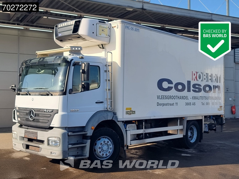 Mercedes-Benz Axor 1823 4X2 Carrier Supra 750 Meathanging Rohrbahn Automatic Euro 3 - Camion frigider: Foto 1 Mercedes-Benz Axor 1823 4X2 Carrier Supra 750 Meathanging Rohrbahn Automatic Euro 3 - Camion frigider: Foto 1