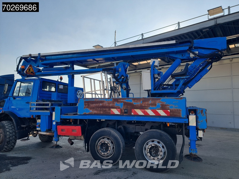 Mercedes-Benz Unimog 6X6 Unimog Engin EGI TP 226 hubarbeitsbühne Manual Euro 2 - Camion cu macara: Foto 3 Mercedes-Benz Unimog 6X6 Unimog Engin EGI TP 226 hubarbeitsbühne Manual Euro 2 - Camion cu macara: Foto 3