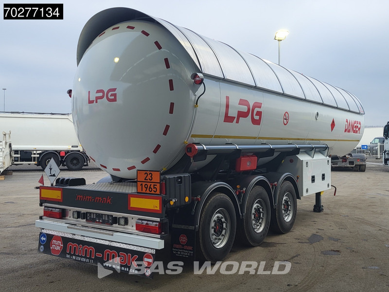 Semiremorcă cisternă pentru transport de combustibili nou Mim-Mak LPG TRANSPORT TANK 3 axles NEW 48m3 Liftachse Gas ADR: Foto 5