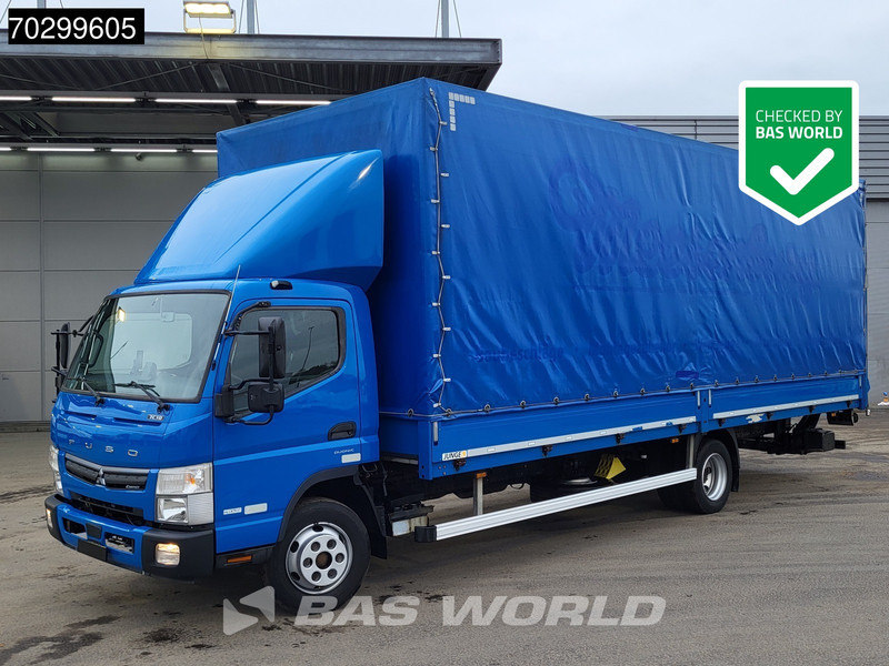 Mitsubishi Canter 7C18 4X2 Curtainsider Automatic 1000kg Ladebordwand Euro 6 - Camion cu prelată: Foto 1 Mitsubishi Canter 7C18 4X2 Curtainsider Automatic 1000kg Ladebordwand Euro 6 - Camion cu prelată: Foto 1
