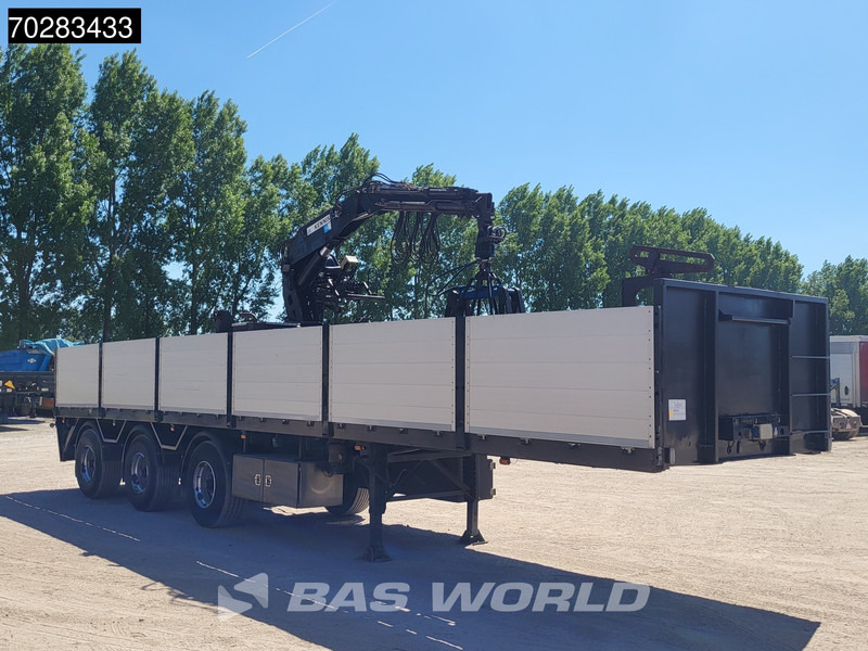 Pacton TPD347 TUV 02/26 2x Steering Axle Crane 16R - Semiremorcă platformă: Foto 3 Pacton TPD347 TUV 02/26 2x Steering Axle Crane 16R - Semiremorcă platformă: Foto 3