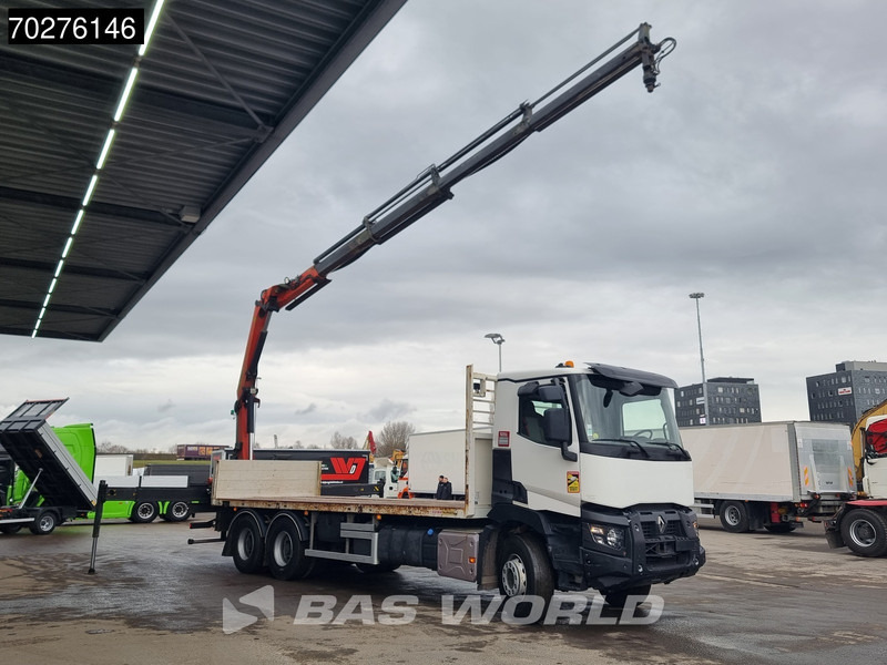 Renault C 380 6X4 Palfinger PK18002-EH C Remote Retarder Euro 6 - Camion platformă, Camion cu macara: Foto 3 Renault C 380 6X4 Palfinger PK18002-EH C Remote Retarder Euro 6 - Camion platformă, Camion cu macara: Foto 3