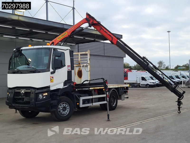 Renault C 380 C 4X2 Palfinger PK 12.501 Crane Big-Axle Steelsuspension Automatic Euro 6 - Camion platformă, Camion cu macara: Foto 5 Renault C 380 C 4X2 Palfinger PK 12.501 Crane Big-Axle Steelsuspension Automatic Euro 6 - Camion platformă, Camion cu macara: Foto 5