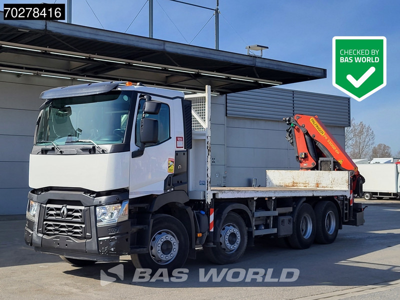 Renault C 430 8X4 Palfinger PK33002EH Euro 6 Big Axle - Camion platformă, Camion cu macara: Foto 2 Renault C 430 8X4 Palfinger PK33002EH Euro 6 Big Axle - Camion platformă, Camion cu macara: Foto 2