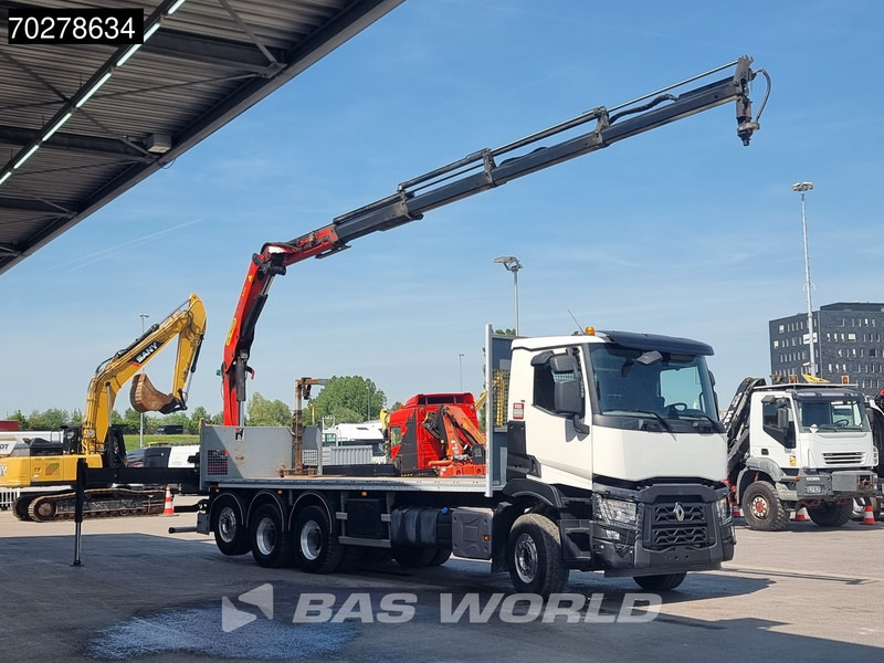 Renault C 480 8X4 Palfinger 24.001 SLD5 Kran Crane Lift-Lenkachse Euro 6 - Camion platformă, Camion cu macara: Foto 3 Renault C 480 8X4 Palfinger 24.001 SLD5 Kran Crane Lift-Lenkachse Euro 6 - Camion platformă, Camion cu macara: Foto 3