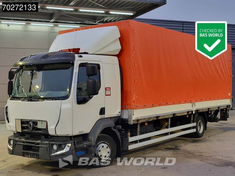 Renault D 240 4X2 12t Ladebordwand ACC Euro 6 - Camion cu prelată: Foto 1 Renault D 240 4X2 12t Ladebordwand ACC Euro 6 - Camion cu prelată: Foto 1