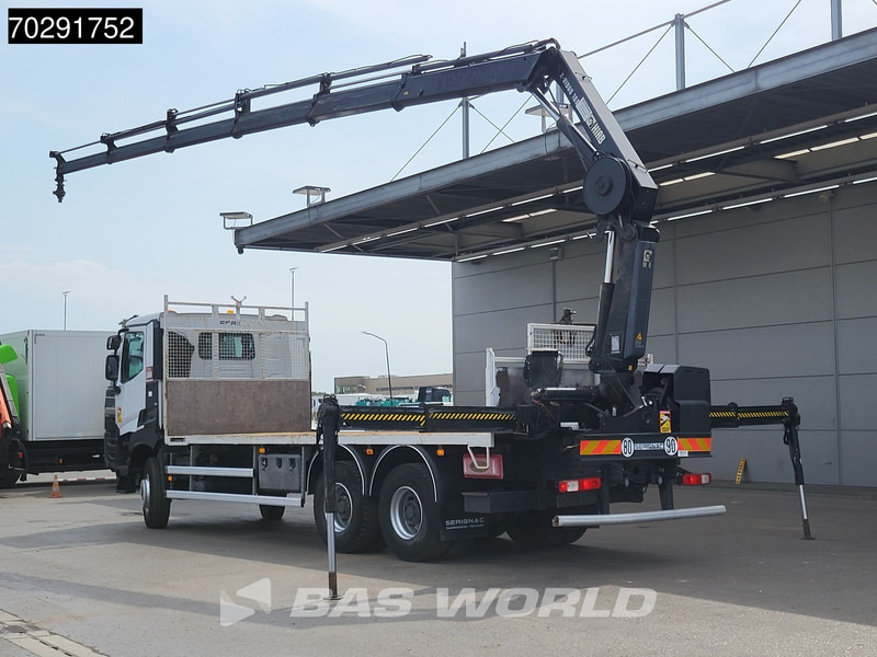 Renault K 380 6X4 HIAB X-HIDUO 188 E-5 Crane Steelsuspension Big-Axle Automatic Euro 6 - Camion platformă, Camion cu macara: Foto 2 Renault K 380 6X4 HIAB X-HIDUO 188 E-5 Crane Steelsuspension Big-Axle Automatic Euro 6 - Camion platformă, Camion cu macara: Foto 2