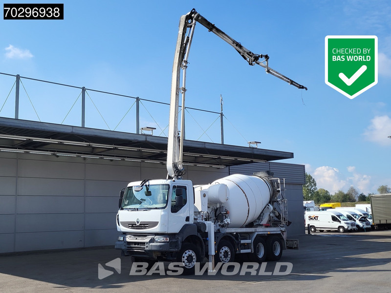 Renault Kerax 410 8X4 Mecbo PUMI 24 Mtr 7m3 mixer Automatic Euro 4 - Autopompă de beton: Foto 1 Renault Kerax 410 8X4 Mecbo PUMI 24 Mtr 7m3 mixer Automatic Euro 4 - Autopompă de beton: Foto 1