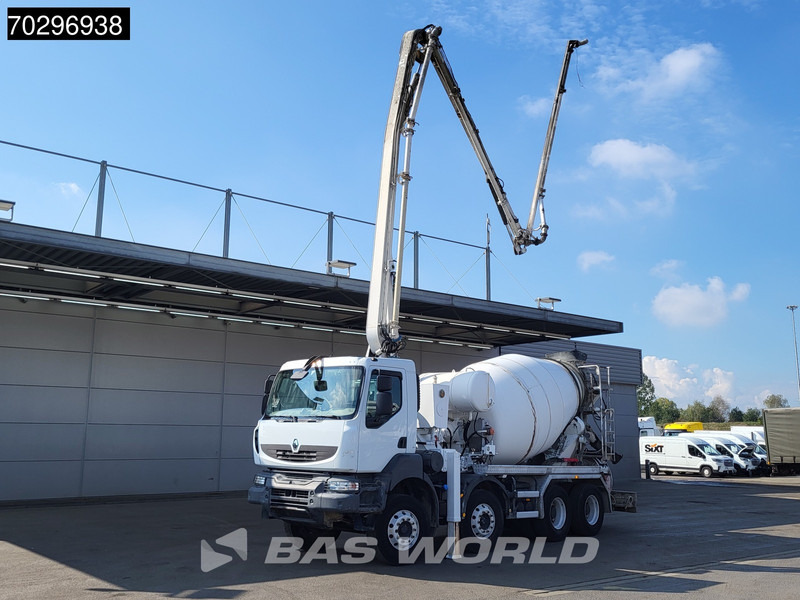 Renault Kerax 410 8X4 Mecbo PUMI 24 Mtr 7m3 mixer Automatic Euro 4 - Autopompă de beton: Foto 3 Renault Kerax 410 8X4 Mecbo PUMI 24 Mtr 7m3 mixer Automatic Euro 4 - Autopompă de beton: Foto 3