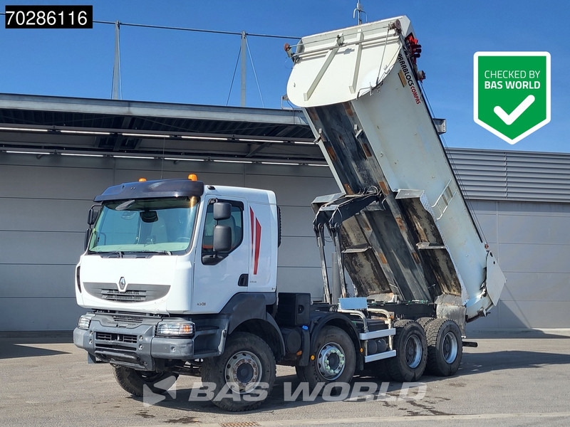 Renault Kerax 430 8X4 16m3 tipper Retarder Big-Axle steel suspension automatic Euro 5 - Camion basculantă: Foto 1 Renault Kerax 430 8X4 16m3 tipper Retarder Big-Axle steel suspension automatic Euro 5 - Camion basculantă: Foto 1