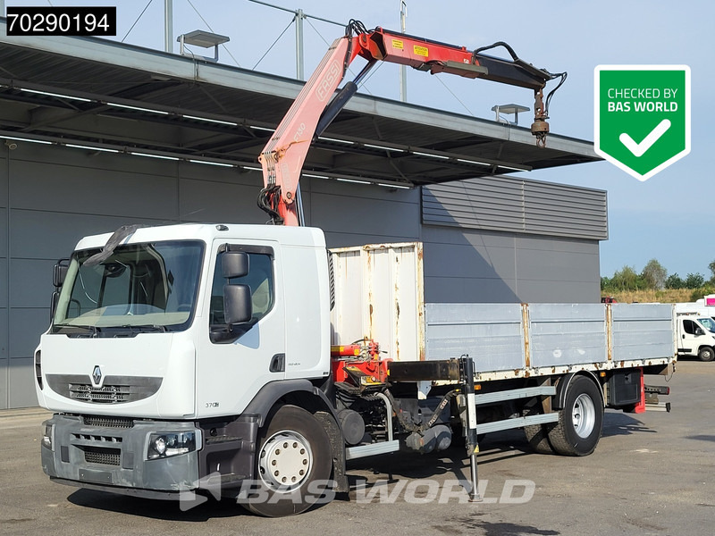 Renault Premium 370 4X2 Fassi F130A.21 Crane Manual Euro 4 - Camion platformă, Camion cu macara: Foto 1 Renault Premium 370 4X2 Fassi F130A.21 Crane Manual Euro 4 - Camion platformă, Camion cu macara: Foto 1
