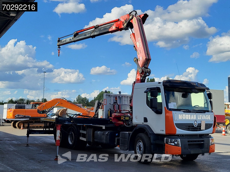 Renault Premium 370 6X2 Fassi F330B.23 Kran Crane Manual Big-Axle Lift-Axle Euro 4 - Camion platformă, Camion cu macara: Foto 3 Renault Premium 370 6X2 Fassi F330B.23 Kran Crane Manual Big-Axle Lift-Axle Euro 4 - Camion platformă, Camion cu macara: Foto 3