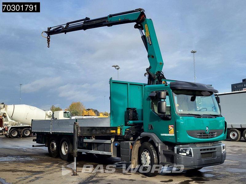 Renault Premium 380 6X2 Palfinger PK20002 Crane Kran Lift+Steering Axle Air suspension Euro 5 - Camion platformă, Camion cu macara: Foto 3 Renault Premium 380 6X2 Palfinger PK20002 Crane Kran Lift+Steering Axle Air suspension Euro 5 - Camion platformă, Camion cu macara: Foto 3
