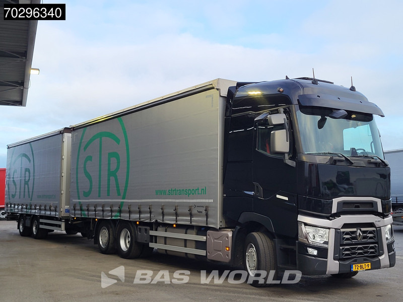 Renault T 480 6X2 NL-Truck combi Liftaxle 1500kg Ladebordwand Euro 6 - Camion cu prelată: Foto 3 Renault T 480 6X2 NL-Truck combi Liftaxle 1500kg Ladebordwand Euro 6 - Camion cu prelată: Foto 3