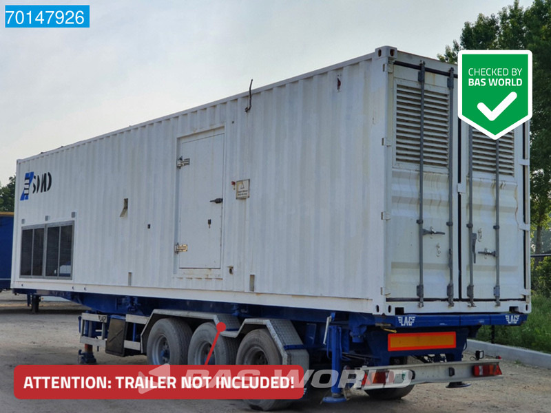 SDMO 51.2L70-4P 2600 KVA - ENGINE NEEDS REPAIR - Generator electric: Foto 1 SDMO 51.2L70-4P 2600 KVA - ENGINE NEEDS REPAIR - Generator electric: Foto 1