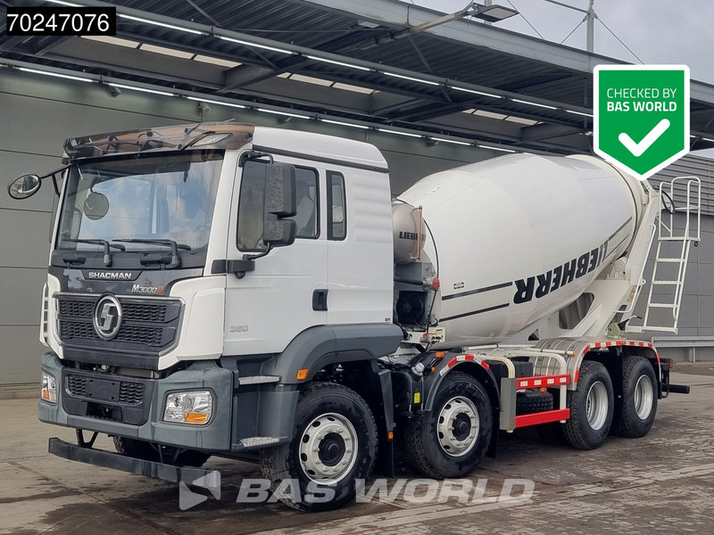 SHACMAN 8x4 EURO 6 8X4 NEW! 8m3 Liebherr Mixer Big-Axle Steel Suspension - Autobetonieră: Foto 1 SHACMAN 8x4 EURO 6 8X4 NEW! 8m3 Liebherr Mixer Big-Axle Steel Suspension - Autobetonieră: Foto 1