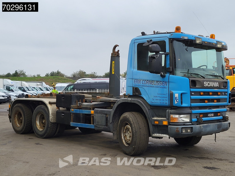 Scania 420 6X4 20tons Marrel THM 20000 Manual Retarder Steelsuspension Euro 3 - Camion cu cârlig: Foto 3 Scania 420 6X4 20tons Marrel THM 20000 Manual Retarder Steelsuspension Euro 3 - Camion cu cârlig: Foto 3