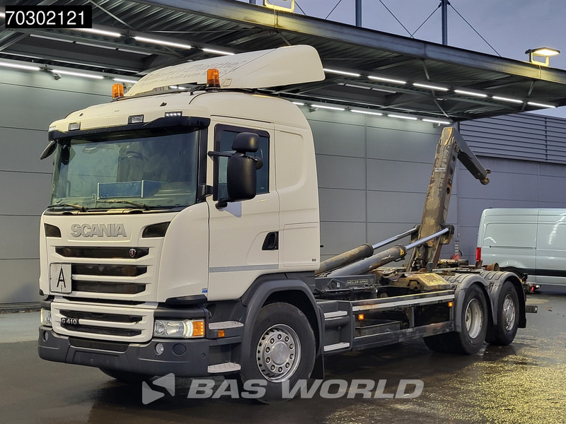 Scania G410 6X2 20tons Meiller containersystem Lift+steering Axle Retarder Euro 6 - Camion cu cârlig: Foto 3 Scania G410 6X2 20tons Meiller containersystem Lift+steering Axle Retarder Euro 6 - Camion cu cârlig: Foto 3