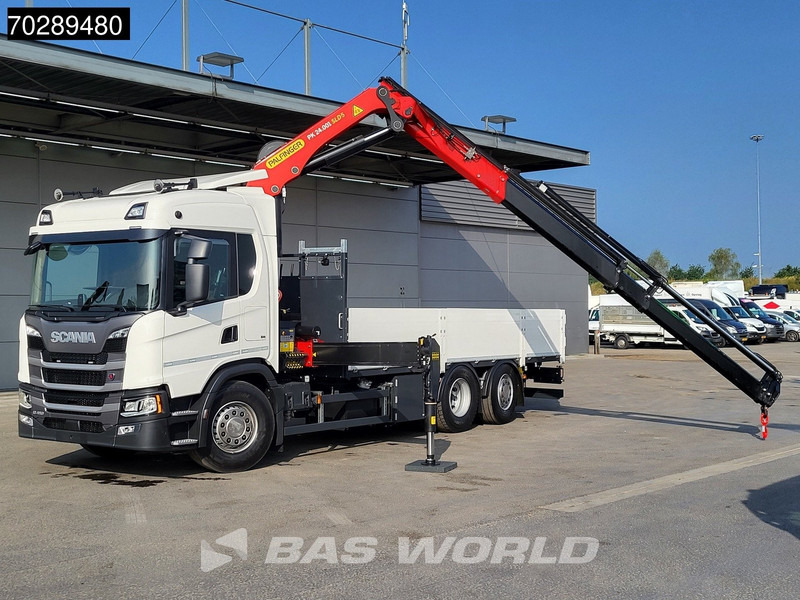 Scania G410 6X2 New! Palfinger PK24.001 SLD 5 Crane Kran Retarder Lift+Steering Axle LED ACC - Camion platformă, Camion cu macara: Foto 3 Scania G410 6X2 New! Palfinger PK24.001 SLD 5 Crane Kran Retarder Lift+Steering Axle LED ACC - Camion platformă, Camion cu macara: Foto 3