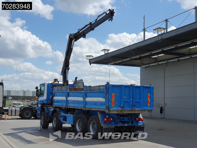 Scania G420 8X4 15m3 tipper Hiab 144 Crane Steelsuspension Manual Big-Axle Euro 3 - Camion basculantă, Camion cu macara: Foto 2 Scania G420 8X4 15m3 tipper Hiab 144 Crane Steelsuspension Manual Big-Axle Euro 3 - Camion basculantă, Camion cu macara: Foto 2