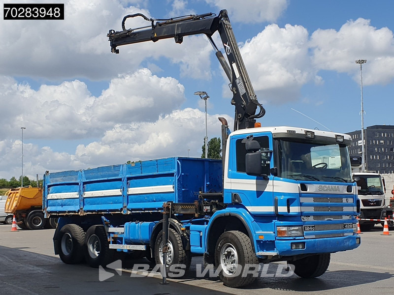 Scania G420 8X4 15m3 tipper Hiab 144 Crane Steelsuspension Manual Big-Axle Euro 3 - Camion basculantă, Camion cu macara: Foto 3 Scania G420 8X4 15m3 tipper Hiab 144 Crane Steelsuspension Manual Big-Axle Euro 3 - Camion basculantă, Camion cu macara: Foto 3