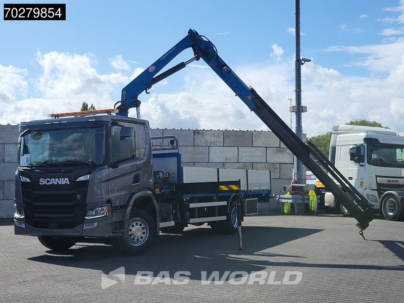 Scania P280 4X2 HMF 1420K-RC Kran Crane Automatic Euro 6 - Camion platformă, Camion cu macara: Foto 5 Scania P280 4X2 HMF 1420K-RC Kran Crane Automatic Euro 6 - Camion platformă, Camion cu macara: Foto 5