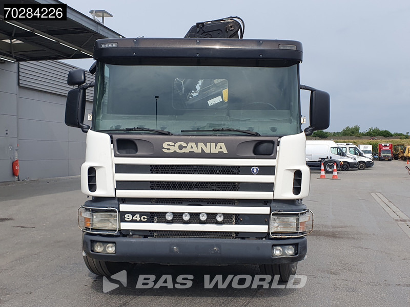 Camion basculantă, Camion cu macara Scania P94 6X4 Hiab 330-4 Kran Crane 9m3 tipper Manual Steelsuspension Euro 3: Foto 14