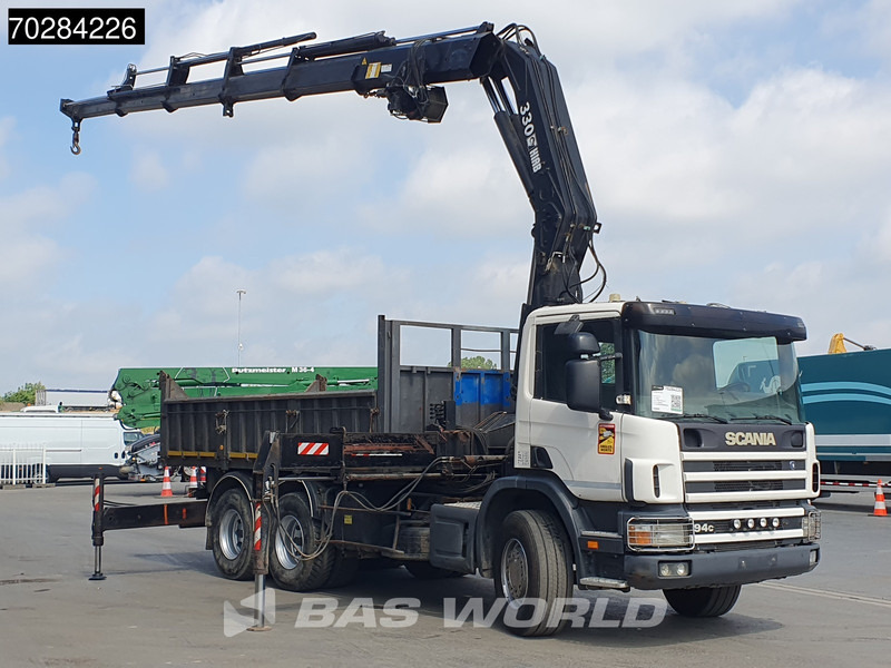 Scania P94 6X4 Hiab 330-4 Kran Crane 9m3 tipper Manual Steelsuspension Euro 3 - Camion basculantă, Camion cu macara: Foto 3 Scania P94 6X4 Hiab 330-4 Kran Crane 9m3 tipper Manual Steelsuspension Euro 3 - Camion basculantă, Camion cu macara: Foto 3