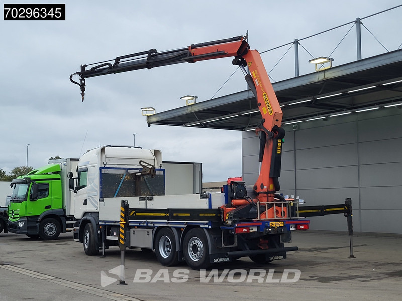 Scania R410 R 6X2 NL-Truck Palfinger PK22002-EH Crane Kran Lift+Steering-Axle Euro 6 - Camion platformă, Camion cu macara: Foto 2 Scania R410 R 6X2 NL-Truck Palfinger PK22002-EH Crane Kran Lift+Steering-Axle Euro 6 - Camion platformă, Camion cu macara: Foto 2