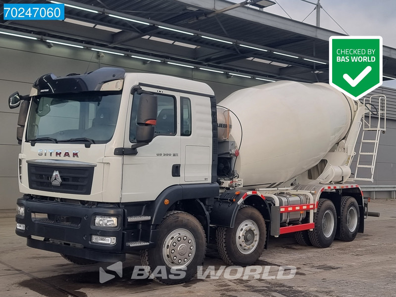 Sitrak G5 350 8X4 8m3 Liebherr HTM 804 H Mixer Big-Axle Steelsuspension - Autobetonieră: Foto 1 Sitrak G5 350 8X4 8m3 Liebherr HTM 804 H Mixer Big-Axle Steelsuspension - Autobetonieră: Foto 1