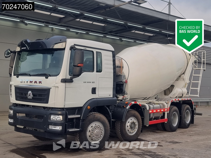 Sitrak G5 350 8X4 8m3 Liebherr HTM 804 H Mixer Big-Axle Steelsuspension - Autobetonieră: Foto 1 Sitrak G5 350 8X4 8m3 Liebherr HTM 804 H Mixer Big-Axle Steelsuspension - Autobetonieră: Foto 1