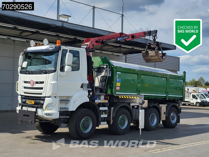 Tatra Tatra Phoenix 8P6R43/Phoenix 8X8 NL-Truck HMF 1943Z Crane 17m3 HSW Big-Axle Steering-Axle 8x8 Automatic Euro 6 - Camion basculantă, Camion cu macara: Foto 1 Tatra Tatra Phoenix 8P6R43/Phoenix 8X8 NL-Truck HMF 1943Z Crane 17m3 HSW Big-Axle Steering-Axle 8x8 Automatic Euro 6 - Camion basculantă, Camion cu macara: Foto 1