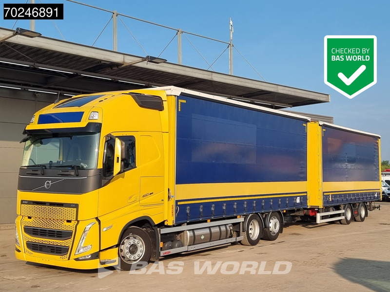 Volvo FH 460 6X2 LNG combi ACC Navi Standklima Liftachse LED EURO 6 - Camion cu prelată: Foto 1 Volvo FH 460 6X2 LNG combi ACC Navi Standklima Liftachse LED EURO 6 - Camion cu prelată: Foto 1