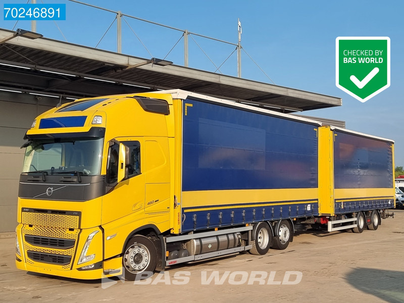 Volvo FH 460 6X2 LNG combi ACC Navi Standklima Liftachse LED EURO 6 - Camion cu prelată: Foto 1 Volvo FH 460 6X2 LNG combi ACC Navi Standklima Liftachse LED EURO 6 - Camion cu prelată: Foto 1