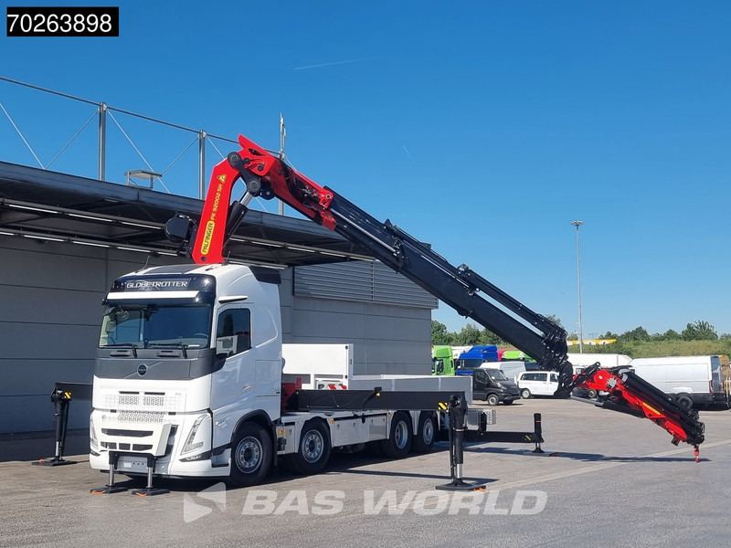 Volvo FH 500 8X2 NEW! Palfinger PK92002 SH 8+6 JIB Crane Kran Winch Lift-Lenkachse Navi - Camion platformă, Camion cu macara: Foto 3 Volvo FH 500 8X2 NEW! Palfinger PK92002 SH 8+6 JIB Crane Kran Winch Lift-Lenkachse Navi - Camion platformă, Camion cu macara: Foto 3