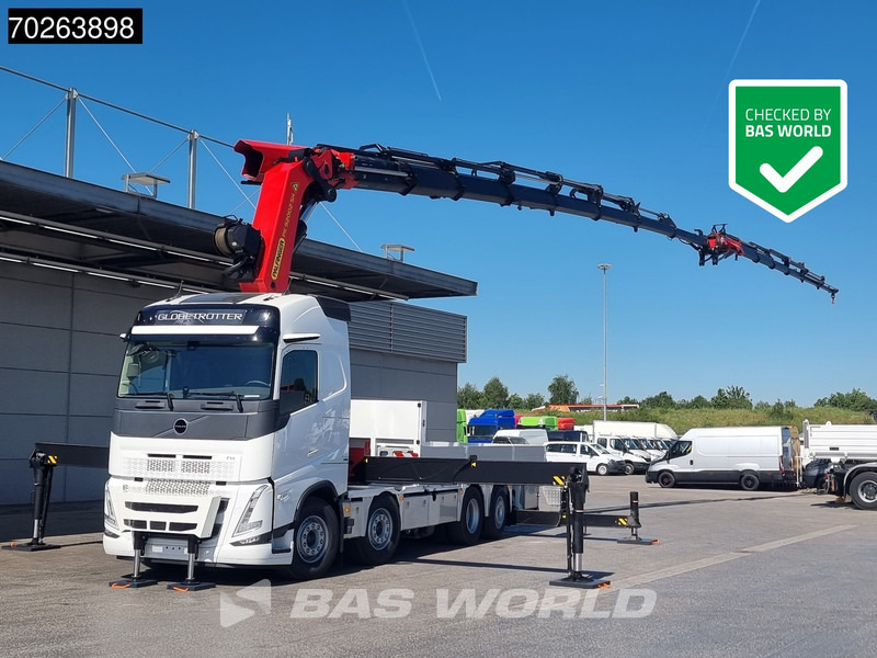 Volvo FH 500 8X2 Palfinger PK92002 SH JIB Kran Lift-Lenkachse Navi Euro 6 - Camion platformă, Camion cu macara: Foto 3 Volvo FH 500 8X2 Palfinger PK92002 SH JIB Kran Lift-Lenkachse Navi Euro 6 - Camion platformă, Camion cu macara: Foto 3