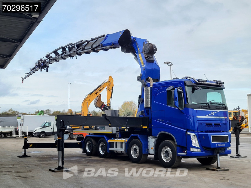 Volvo FH 540 FH 8X4 Palfinger PK165.002 TEC G Fly-Jib Winch Big-Axle VEB+ Euro 6 - Camion platformă, Camion cu macara: Foto 3 Volvo FH 540 FH 8X4 Palfinger PK165.002 TEC G Fly-Jib Winch Big-Axle VEB+ Euro 6 - Camion platformă, Camion cu macara: Foto 3