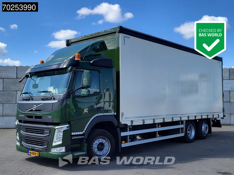Volvo FM 330 6X2 NL-Truck Lift+Lenkachse Hartholz-Boden forklift preparation Euro 6 - Camion cu prelată: Foto 1 Volvo FM 330 6X2 NL-Truck Lift+Lenkachse Hartholz-Boden forklift preparation Euro 6 - Camion cu prelată: Foto 1