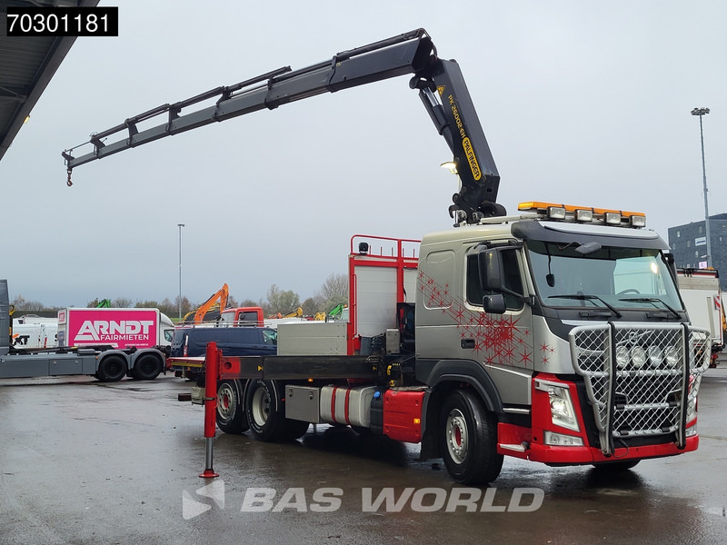 Volvo FM 410 FM 6X2 Palfinger PK 26002-EH E Kran Crane Lift +steering axle Automatic Euro 6 - Camion platformă, Camion cu macara: Foto 3 Volvo FM 410 FM 6X2 Palfinger PK 26002-EH E Kran Crane Lift +steering axle Automatic Euro 6 - Camion platformă, Camion cu macara: Foto 3