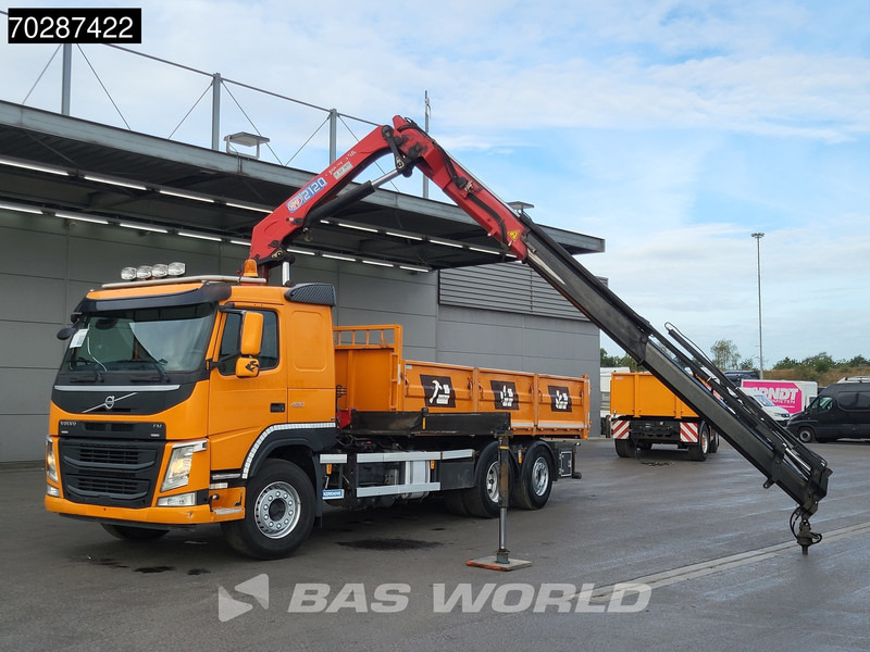 Volvo FM 420 6X2 HMF 2120 K 4 Crane Lift+lenkasche Euro 6 - Camion basculantă, Camion cu macara: Foto 5 Volvo FM 420 6X2 HMF 2120 K 4 Crane Lift+lenkasche Euro 6 - Camion basculantă, Camion cu macara: Foto 5