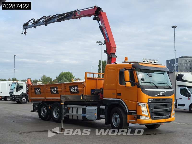 Volvo FM 420 6X2 HMF 2120 K 4 Crane Lift+lenkasche Euro 6 - Camion basculantă, Camion cu macara: Foto 3 Volvo FM 420 6X2 HMF 2120 K 4 Crane Lift+lenkasche Euro 6 - Camion basculantă, Camion cu macara: Foto 3