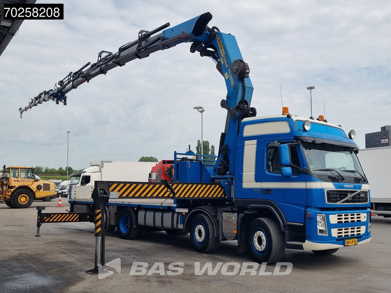 Volvo FM 440 8X2 Palfinger PK74002 Crane Kran + JIB + Winch Lift-Lenkachse Euro 5 - Camion platformă, Camion cu macara: Foto 3 Volvo FM 440 8X2 Palfinger PK74002 Crane Kran + JIB + Winch Lift-Lenkachse Euro 5 - Camion platformă, Camion cu macara: Foto 3