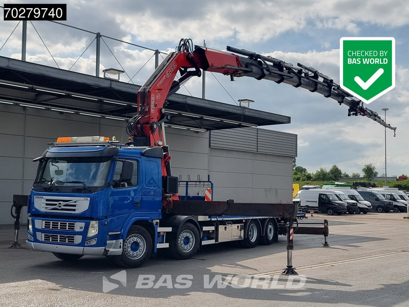 Volvo FM 450 8X2 FASSI 100 Ton/Meter 7 + 6 Jib Lift+Stuuras Euro 5 - Camion platformă, Camion cu macara: Foto 1 Volvo FM 450 8X2 FASSI 100 Ton/Meter 7 + 6 Jib Lift+Stuuras Euro 5 - Camion platformă, Camion cu macara: Foto 1