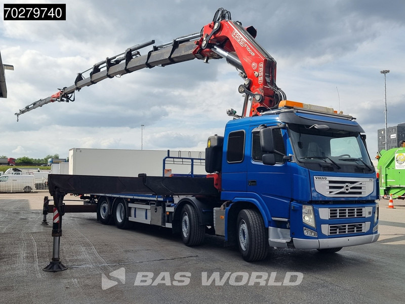 Volvo FM 450 8X2 FASSI 100 Ton/Meter Crane Kran 7 + 6 Jib Lift+steering Axle Euro 5 - Camion platformă, Camion cu macara: Foto 3 Volvo FM 450 8X2 FASSI 100 Ton/Meter Crane Kran 7 + 6 Jib Lift+steering Axle Euro 5 - Camion platformă, Camion cu macara: Foto 3