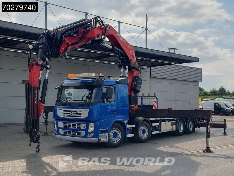 Volvo FM 450 8X2 FASSI 100 Ton/Meter Crane Kran 7 + 6 Jib Lift+steering Axle Euro 5 - Camion platformă, Camion cu macara: Foto 5 Volvo FM 450 8X2 FASSI 100 Ton/Meter Crane Kran 7 + 6 Jib Lift+steering Axle Euro 5 - Camion platformă, Camion cu macara: Foto 5