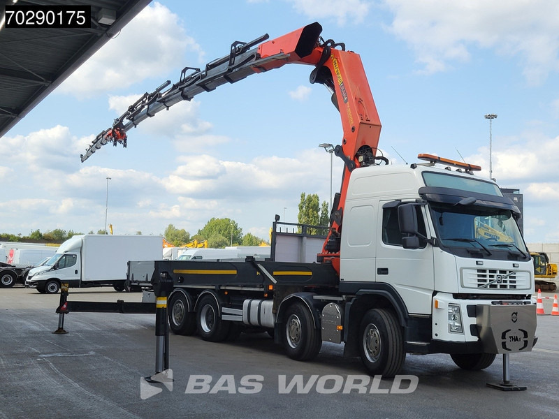 Volvo FM 480 8X2 Palfinger PK85002 Crane+Jib Lifting-Axle Big-Axle Automatic Euro 4 - Camion platformă, Camion cu macara: Foto 3 Volvo FM 480 8X2 Palfinger PK85002 Crane+Jib Lifting-Axle Big-Axle Automatic Euro 4 - Camion platformă, Camion cu macara: Foto 3